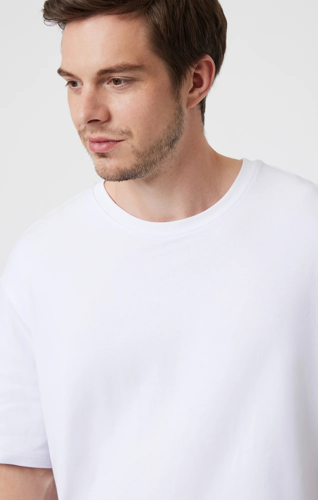 Drop Shoulder T-Shirt White (Customizable)